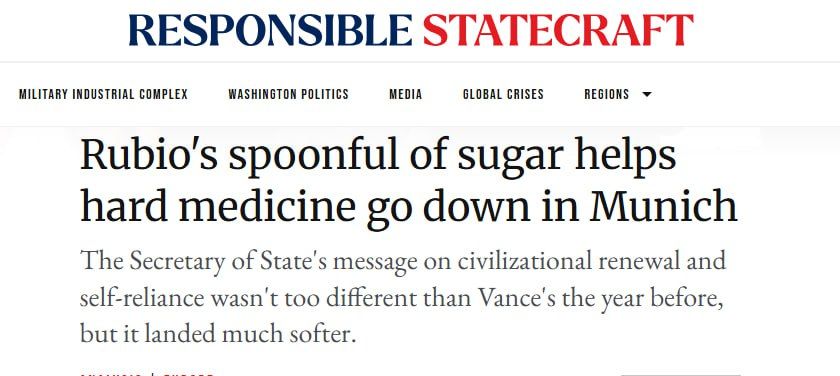 ���� ����� � ������� ����� �������� ����� ��� ����� � Responsible Statecraft