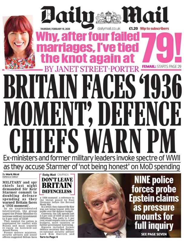 Владимир Корнилов: В Британии продолжают нагнетать военную истерию