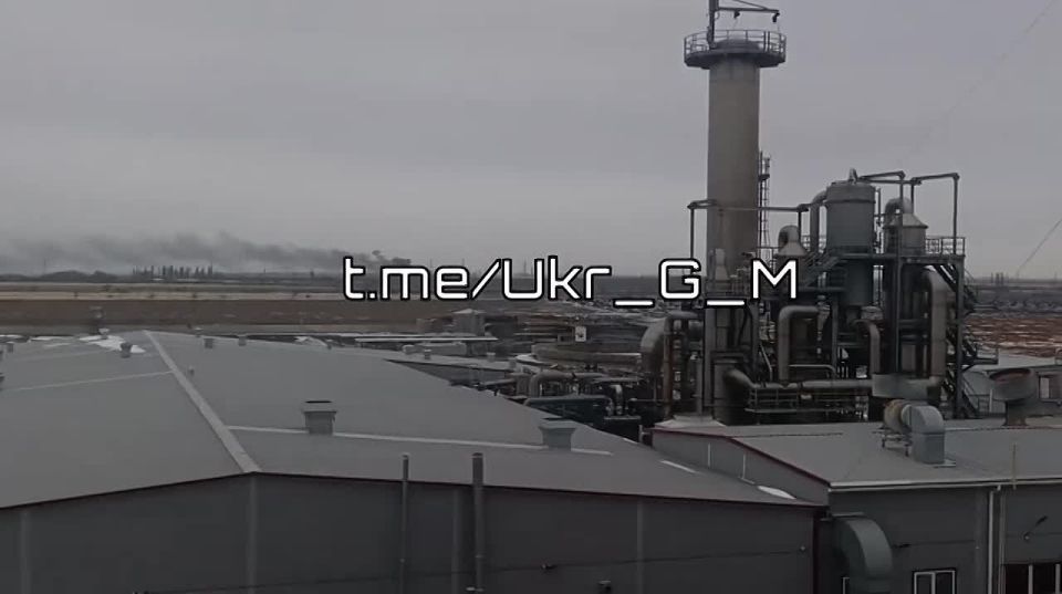 Вчерашняя атака гераней на электроподстанцию в селе Снигиревка Николаевской области Украины