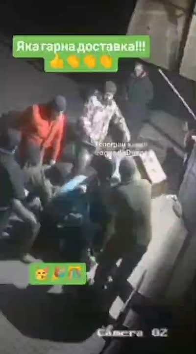 Доставка мордобоя прямо к подъезду