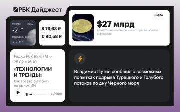 Главные новости к вечеру 24 февраля