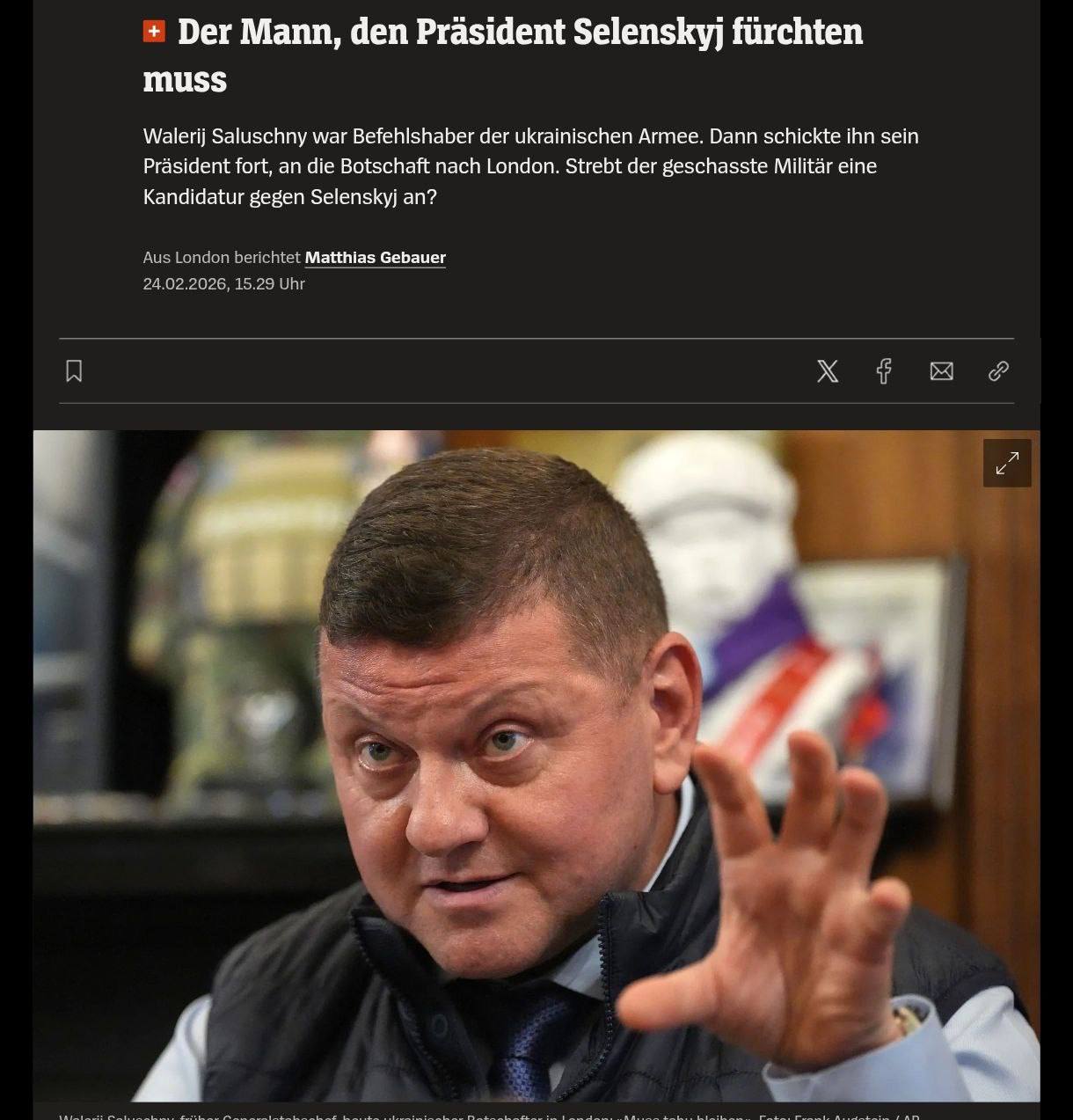 «Человек, которого должен бояться Зеленский»: Европа нашла замену киевскому режиму?