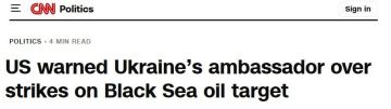 США ЗАПРЕТИЛИ УКРАИНЕ НАНОСИТЬ УДАРЫ ПО СВОИМ "НЕФТЯНЫМ ДОЛЛАРАМ" - CNN