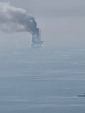 Иранский беспилотник Shahed-136 атаковал эмиратскую нефтяную платформу в Персидском заливе