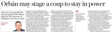 Владимир Корнилов: Похоже, британцы совместно с украинцами разрабатывают план серьезных провокаций перед выборами в Венгрии