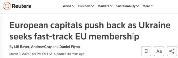 Страны Европы жёстко сопротивляются ускоренному вступлению Украины в ЕС, — Reuters