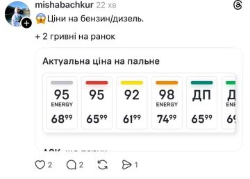 На Украине резко выросли цены на топливо