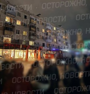 Появились кадры с места удара вражеского БПЛА в Волгограде