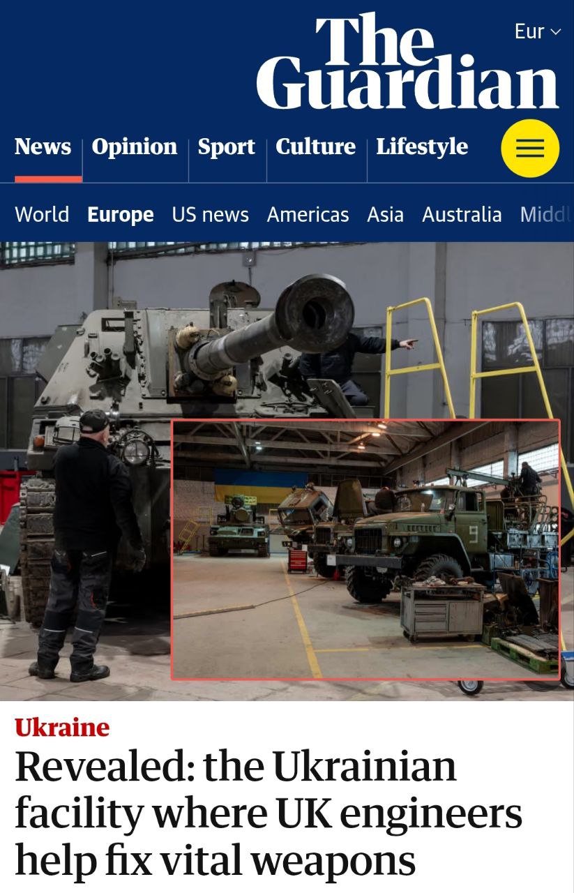 Два майора: Британия открыла на Украине свою рембазу для военной техники