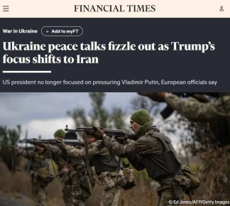 Евгений Лисицын: Financial Times: Переговорный процесс по украине зашел в тупик - Трамп охладел к теме на фоне эскалации с Ираном