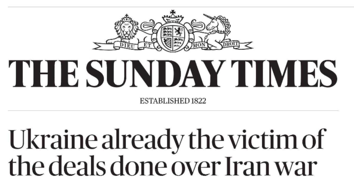 Владимир Корнилов: The Sunday Times сегодня редакционную статью превратила в плач по киевскому режиму