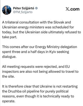 Глава МИД Венгрии Сийярто: