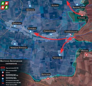 Российские войска прорвались к окраинам населенного пункта Гуляйпольское в Запорожской области