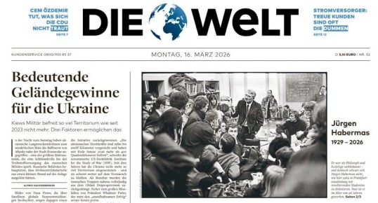 �������� ��������: �������� Die Welt ������� �� ������ ������, ��� ������� ������� �������� ������ ��� ����������: ������������� ��������������� ������������ ��� ��������