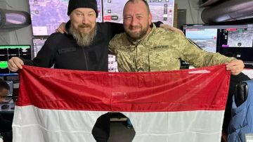 Посол Украины сфотографировался с продырявленным флагом Венгрии