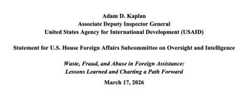 ��������� USAID ������� ������������� ��� ������������� $26 ���� ��� ������ �������