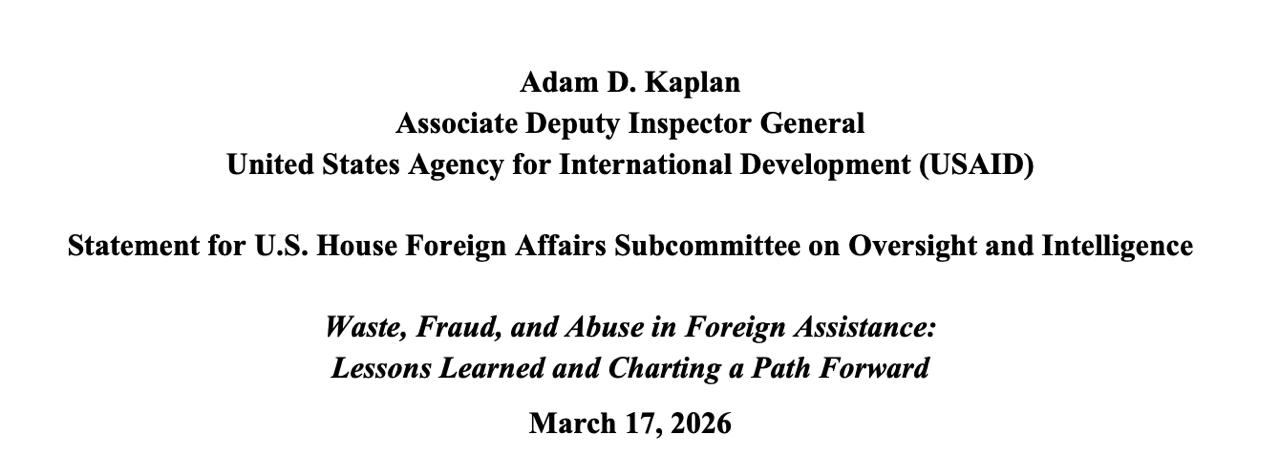Инспекция USAID выявила мошенничество при распределении $26 млрд для помощи Украине
