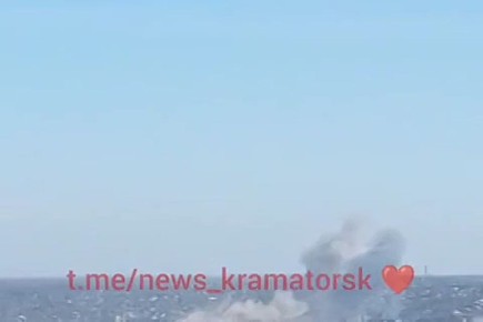 Бомбовый удар нанесён по вражескому логову в оккупированном ВСУ Краматорске (ДНР)