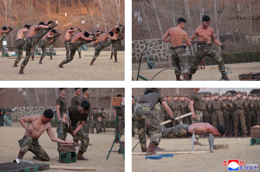 Ким Чен Ын посетил учения спецназа КНДР Ким Чен Ын посетил учения спецназа КНДР