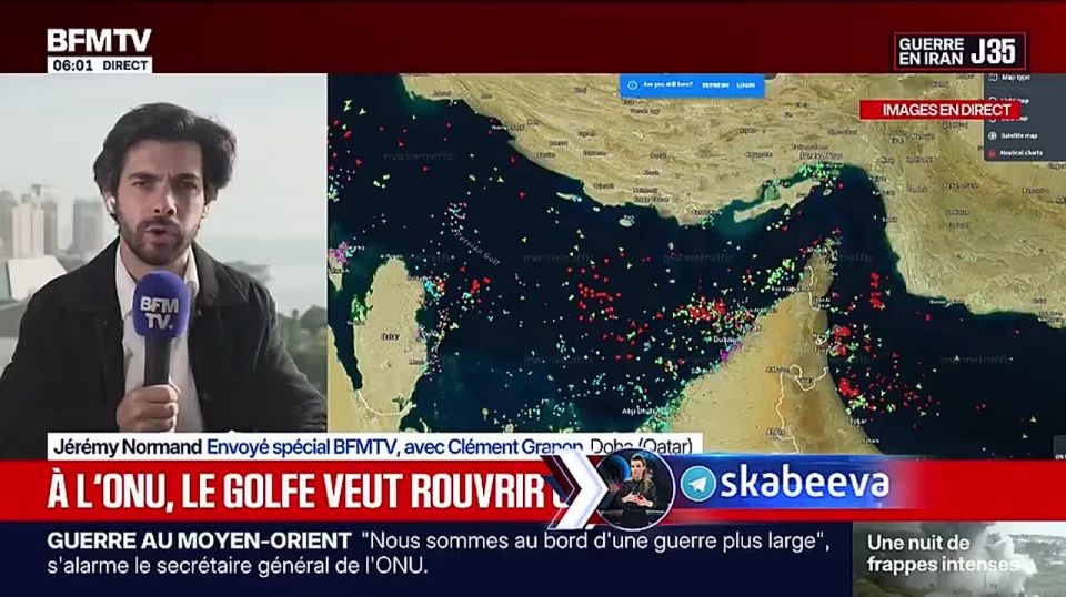 ‘Уже существует план’ — французский телеканал BFMTV рассуждает о том, что Ормузский пролив должны освобождать страны Персидского залива с союзниками, а не США