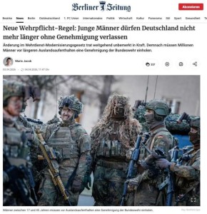 «ДОБРОГО РАНКУ, МИ З НІМЕЧЧИНИ» — ГЕРМАНИЯ ЗАКРЫВАЕТ ГРАНИЦЫ ДЛЯ МУЖЧИН ПРИЗЫВНОГО ВОЗРАСТА