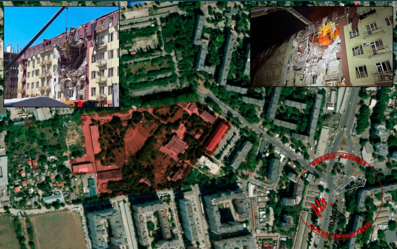 Ночью наши беспилотники ударили по казарме в Одессе