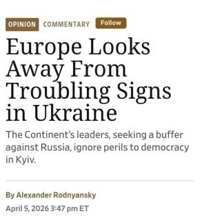 ������ ������������� ��������� ��������� ������� ����� ��������: ����������, ����������� � ������������ �����, � The Wall Street Journa