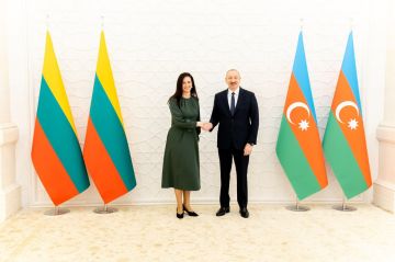 Премьер Литвы встретилась в главой Азербайджана