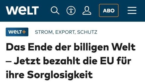 ����� ������� � ������: ������������� ������ �� ���������� ������� � Die Welt