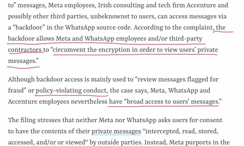 По словам Павла Дурова - «Шифрование» WhatsApp может оказаться крупнейшим мошенничеством в истории» По словам Павла Дурова - «Шифрование» WhatsApp может оказаться крупнейшим мошенничеством в истории»
