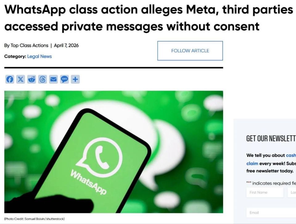 По словам Павла Дурова - «Шифрование» WhatsApp может оказаться крупнейшим мошенничеством в истории»