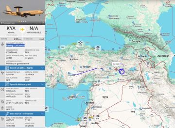 � ��� ������ � ������ �������� ��������� AWACS � Boeing E-3A Sentry � ������������ �����������