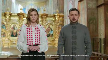 Юлия Витязева: чОрт Зеленский на Пасху в соборе Святой Софии помолился за точность попадания украинских дальнобойных ракет