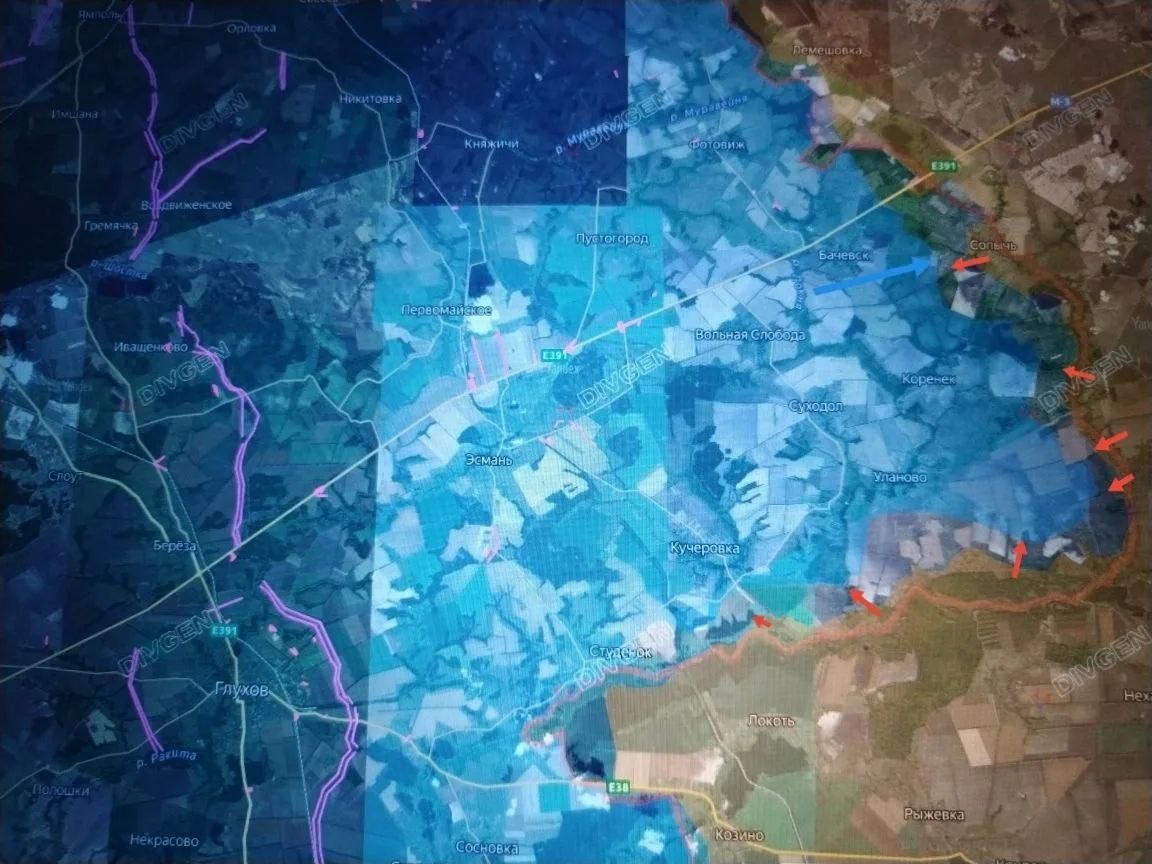 На Сумском направлении ВС РФ расширяют зону безопасности На Сумском направлении ВС РФ расширяют зону безопасности