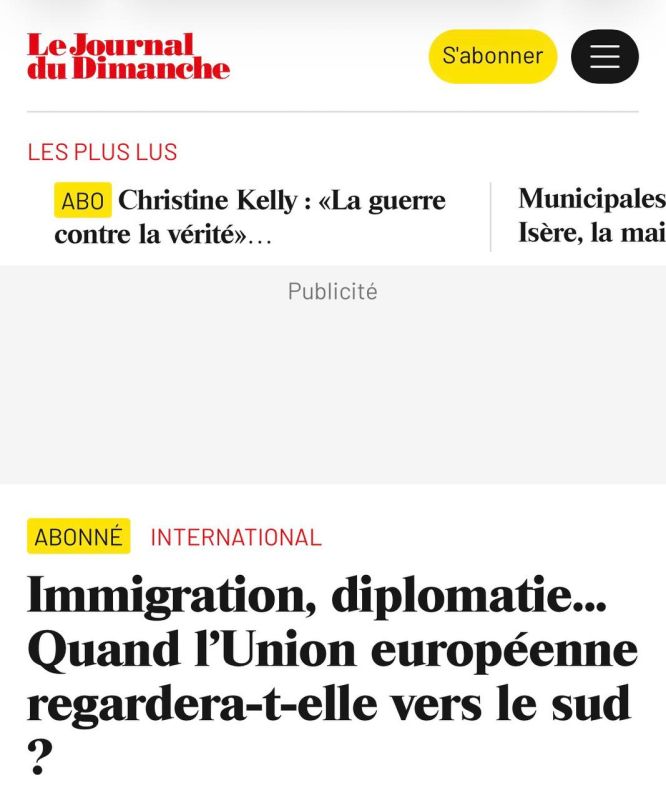 ������� ��������: ������ ����������� �� ������� � ���������� ����, ������ �� ����� - Le Journal du Dimanche