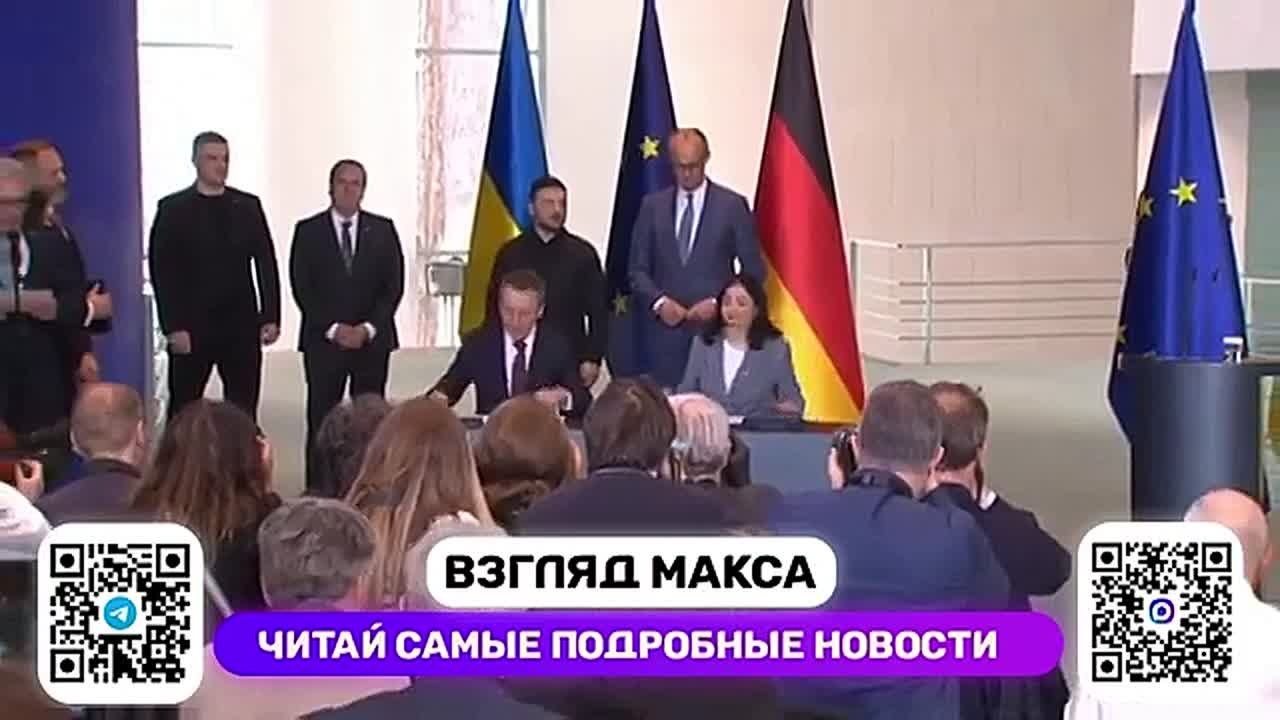 В Берлине во время официального визита Зеленского Германия и Украина подписали соглашение о сотрудничестве в оборонной сфере, а также пакет из десяти документов и договорённостей, охватывающих ПВО, совместное производство...