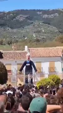 "Ужасающая антисемитская ненависть" в Испании: локальная масленица с Нетаньяху в главной роли