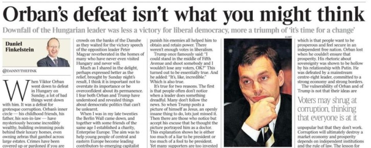 Владимир Корнилов: «Поражение Орбана - это не то, что вы могли бы подумать»