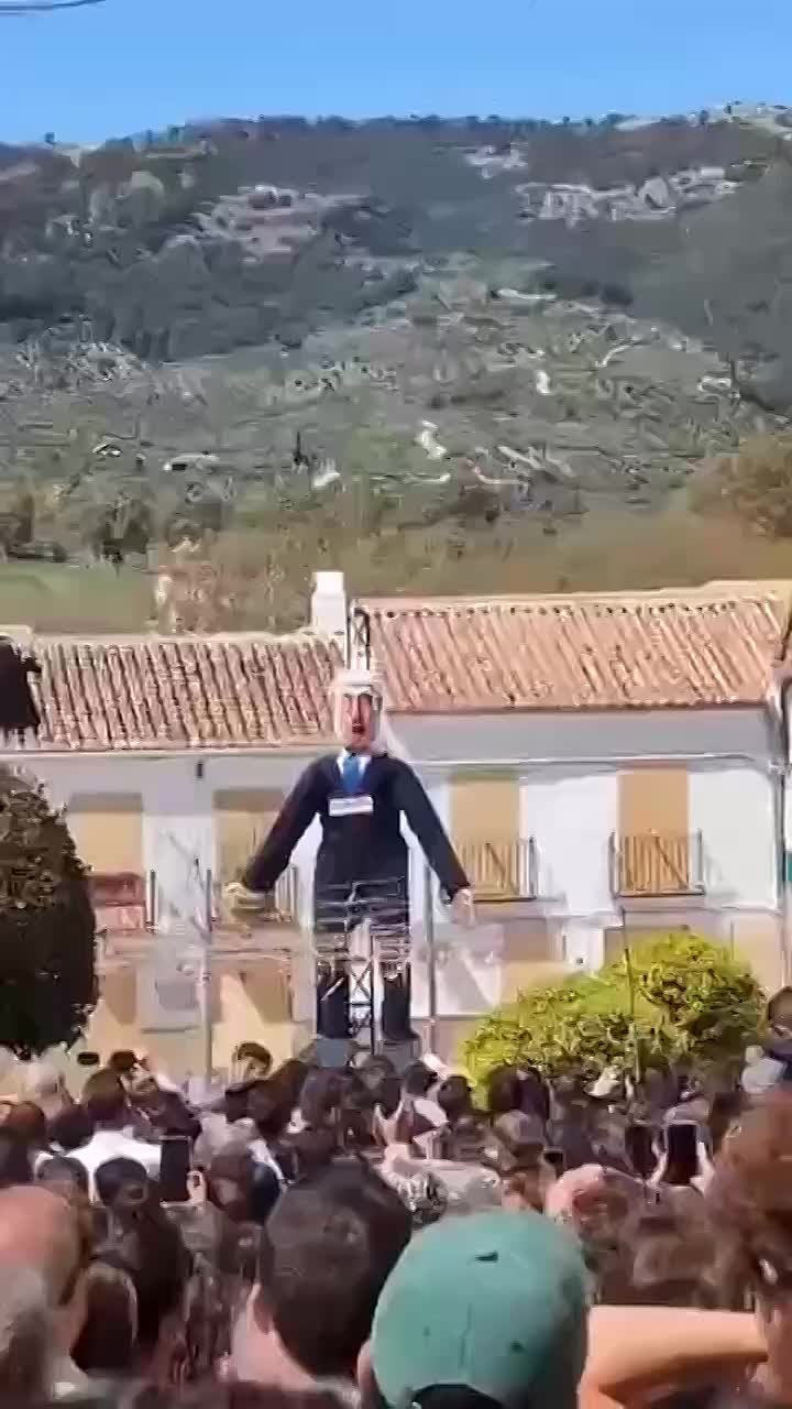 "Ужасающая антисемитская ненависть" в Испании: локальная масленица с Нетаньяху в главной роли