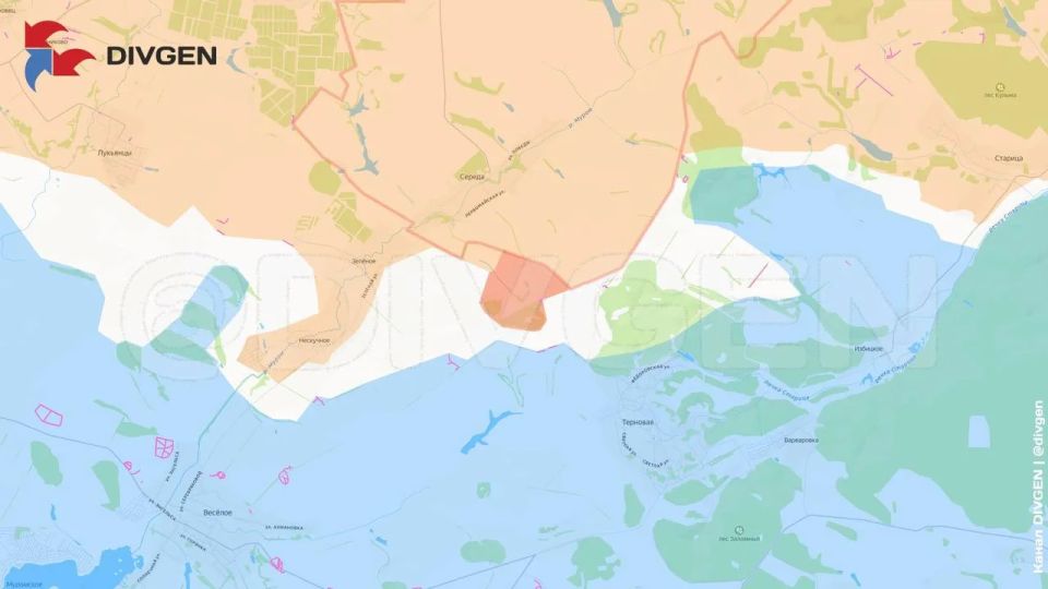 Изменения линии фронта за прошедшие сутки нанёс на карту "DivGen": Изменения линии фронта за прошедшие сутки нанёс на карту "DivGen":