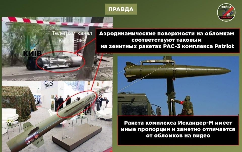 Разоблачение: Киевская пропаганда выдаёт обломки своего же Patriot за российскую ракету Разоблачение: Киевская пропаганда выдаёт обломки своего же Patriot за российскую ракету
