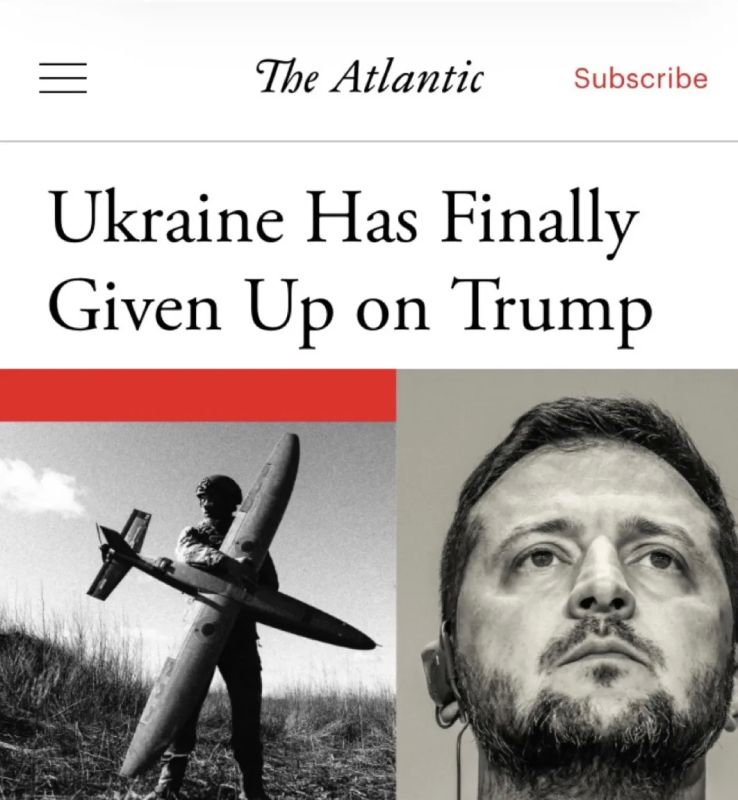 «Украина наконец-то отказалась от Трампа»: Зеленский отказывется от США, потому что «Трамп проиграл России»