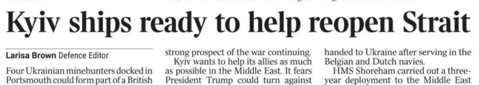 �������� ��������: ����������� � ���� The Times - � ��������� �� ���� �������� ���������: ��������� ������� ������ ����� ������� ������