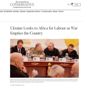 ������� ��������, ���� ����� �������� �������� ������� �� ������, � European Conservative