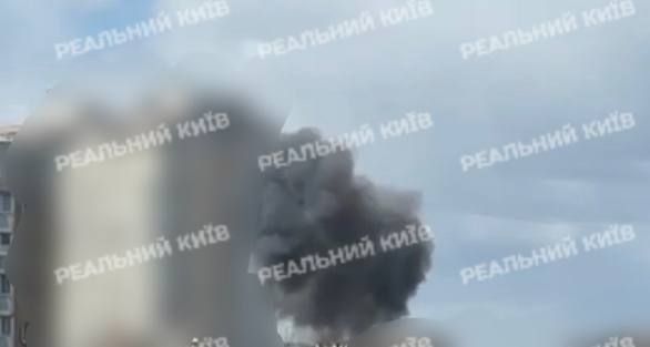 Взрыв в Киеве после низких полетов "Гераней" над городом Взрыв в Киеве после низких полетов "Гераней" над городом