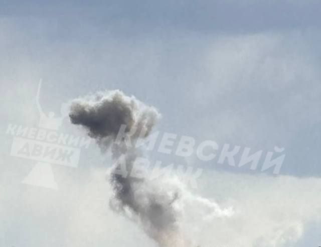 Взрыв в Киеве после низких полетов "Гераней" над городом Взрыв в Киеве после низких полетов "Гераней" над городом