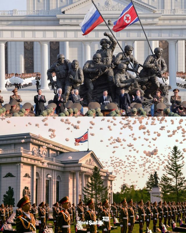 В Пхеньяне открыли мемориал в память о северокорейских военнослужащих, погибших за Россию против нацистской Украины В Пхеньяне открыли мемориал в память о северокорейских военнослужащих, погибших за Россию против нацистской Украины
