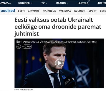 ERR: Эстония призвала Украину держать свои беспилотники подальше от ее воздушного пространства