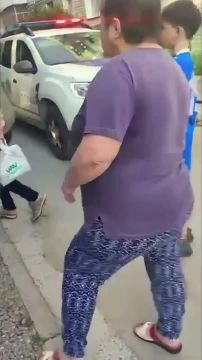 В Каменец-Подольском полицейская запрыгнула на капот авто