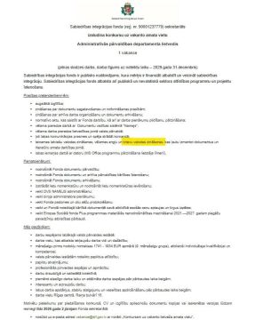 Фонд интеграции общества в Латвии ищет русскоязычных сотрудников